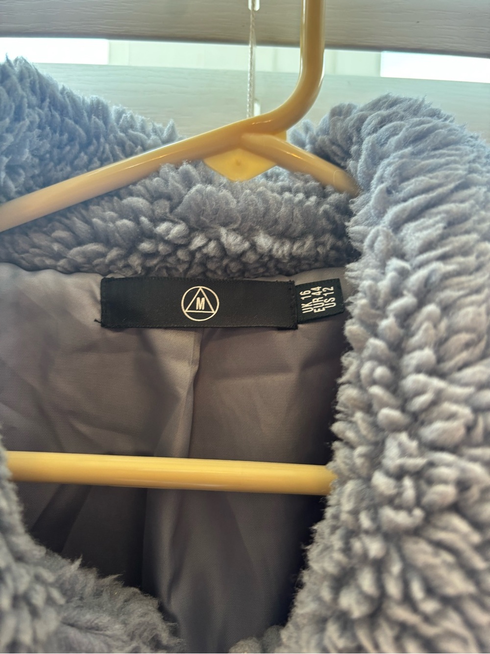 Light Blue Sherpa Teddy Jacket - Women - Picture 7 of 7